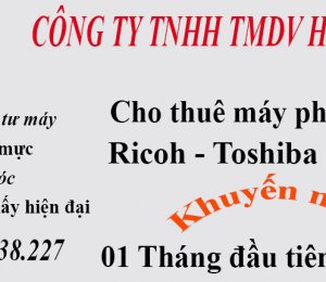 cho thuê máy photocopy màu và đen trắng: copy, in, scan màu khổ giấy a3-a4-a5
